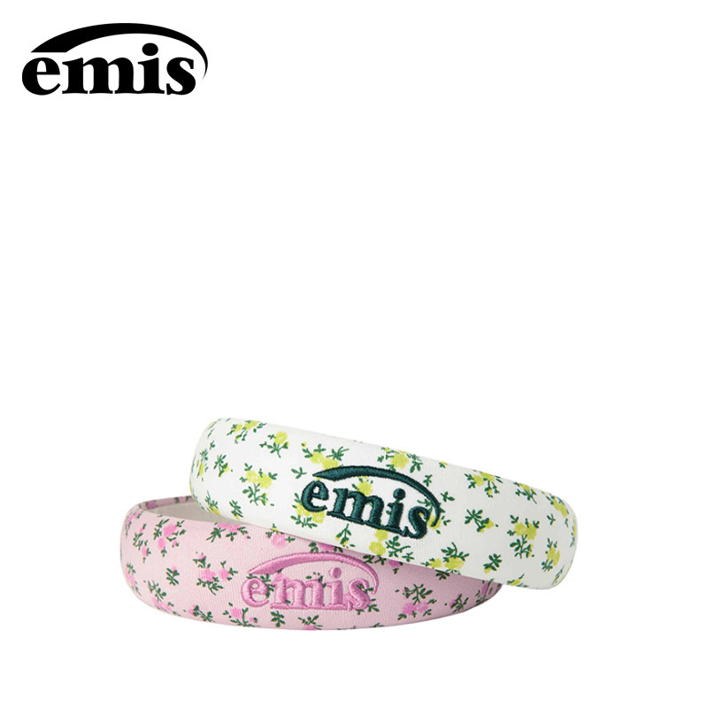 韩国emis发箍花朵布艺高颅顶发箍百搭简约时尚少女外出头箍发卡