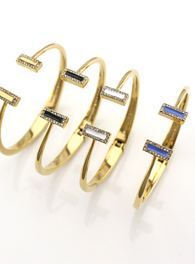 欧美手镯小众水钻小众设计女