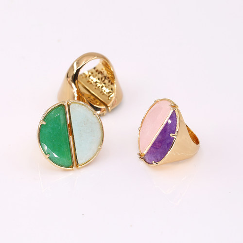 ks Understated Elegance Ring开口可以调节大小贝母戒指