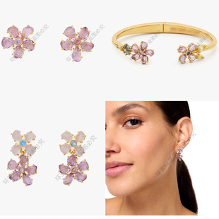 ks   Paradise Double Drop 花卉个性正品耳环耳钉手镯