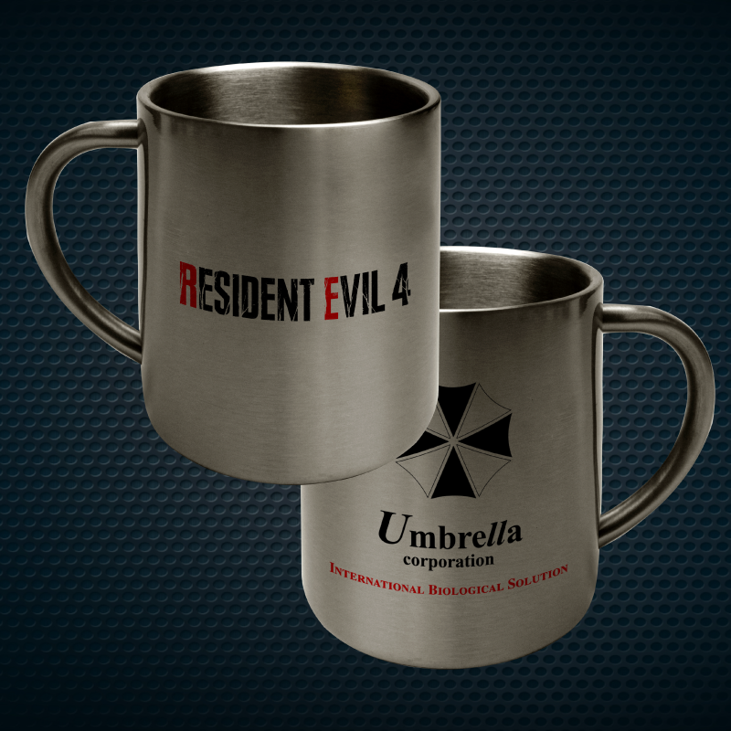 ResidentEvil生化危机478 不锈钢杯卡普空游戏周边里昂CAPCOM艾达