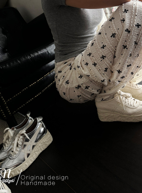 内增高小个子款 ShānRen 真皮复古德训鞋女百搭厚底休闲单鞋银色