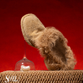 半拖鞋 ShānRen原创设计高级感小众包头拖鞋 女外穿厚底增高毛毛鞋