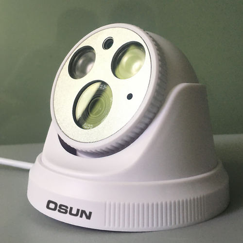 3G/HD-SDI广角半球摄像头白色