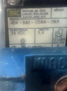 MAC电磁阀45A-SA2-DDAN-3MA，品-议价；