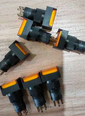 OMRON A3CJ-7021 方型带灯按钮 黄色24-议价