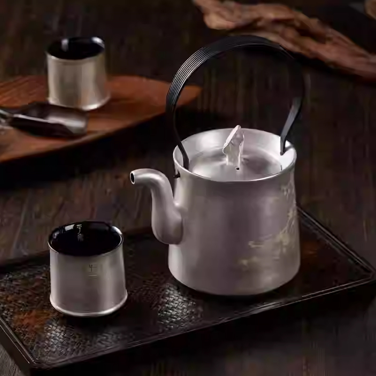 西泠印社当墨惜香镀银茶具礼盒银壶泡茶壶茶杯套装高档轻奢送礼,餐饮具,整套茶具,淘宝优惠券,粉丝福利购,淘宝优惠卷