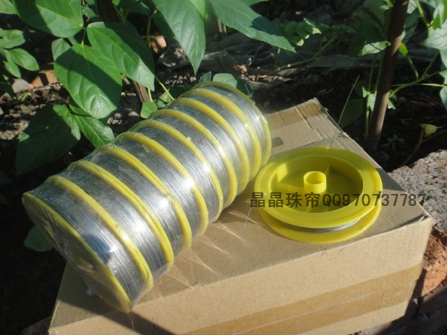 冲钻客厅背景玄关门帘隔断珠帘专用0.45mm金属线-A001