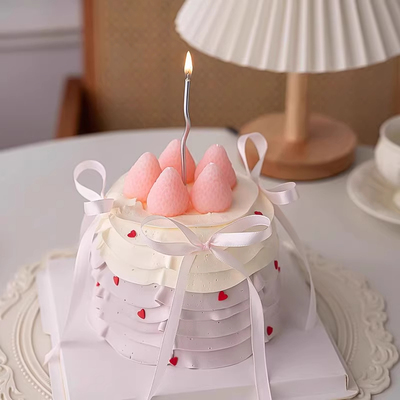 小红书同款少女心简约蛋糕装饰草
