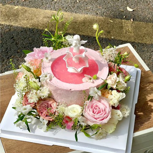 翻糖模具情人节天使生日蛋糕装饰