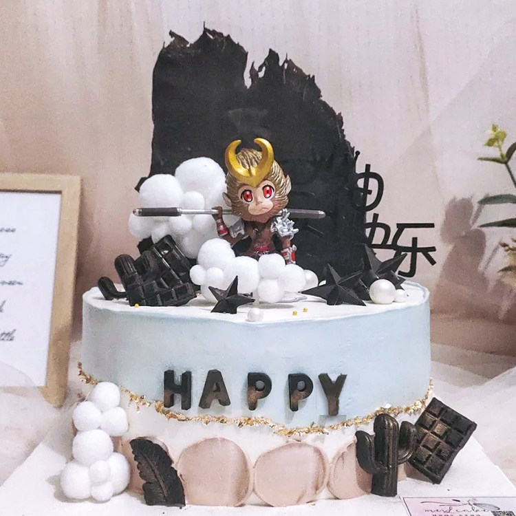 孙悟空烘焙生日蛋糕装饰王者齐天大圣美猴王游戏公仔摆件创意插件,节庆用品/礼品,节日装扮用品,淘宝优惠券,粉丝福利购,淘宝优惠卷