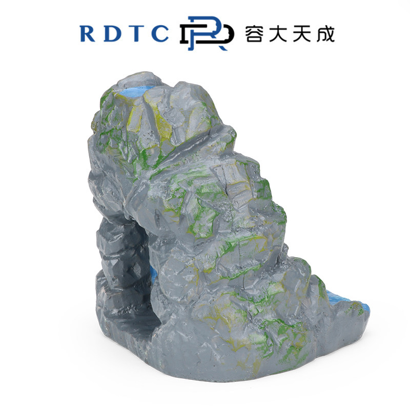 RONGDA 심리적 샌드 박스 게임 모래 세트 서쪽으로 여행 물 커튼 동굴 HUAGUOSHAN 신화 캐릭터 건물 모델 장난감