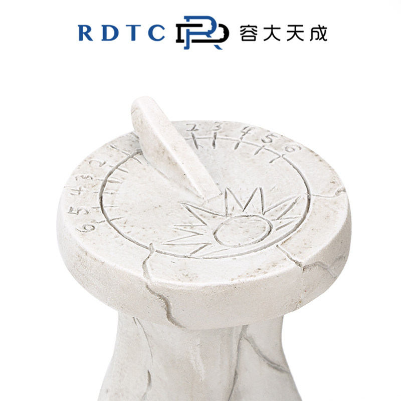 [RONGDA 2020 오리지널 샌드 세트] 해시계 모델 수지 고대 중국 타이머 및 시계 시뮬레이션 장식품