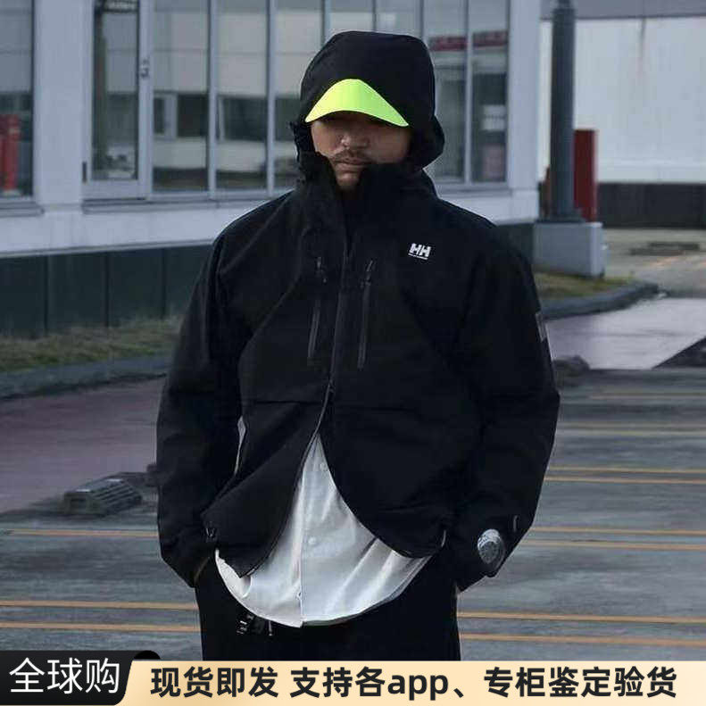 正品日本Helly Hansen航海家三层gtx pro防水连帽夹克外套冲锋衣