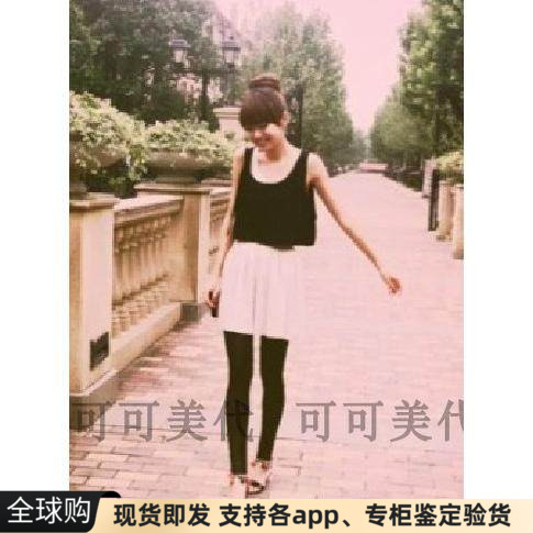 现货美国apparel/AA子萱同款短款背心t恤