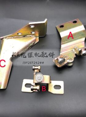 挖掘机配件小松PC30/35/40/45/50/55MR-2驾驶室车门滑轮/移门滑轨