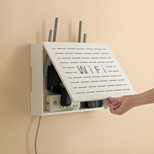 wifi无线路由器光猫壁挂式多媒体箱弱电遮挡箱装饰画开关盒收纳盒