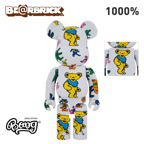 Bearbrick1000%GRATEFULDEAD跳舞熊