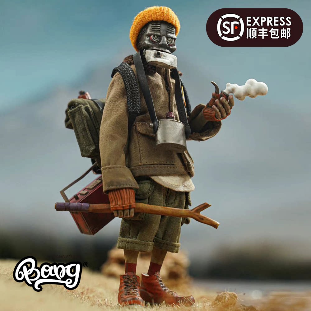 【bang】现货 damtoys coaldog煤厂黑狗 不想回家的乔 1/12人偶