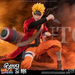 ROCKETTOYS 预售 Bang 6可动人偶 漩涡鸣人 火影忍者疾风传