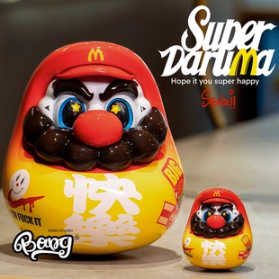 【Bang】现货SENZII SuperDaruma 快乐超级达摩 潮玩手办礼物摆件