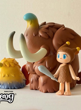 【Bang】现货 UNBOX GREENIE & ELFIE 猛犸大象套装&原始小女孩