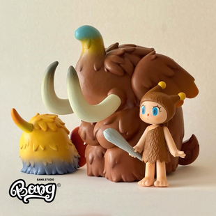 UNBOX GREENIE 猛犸大象套装 现货 ELFIE &原始小女孩 Bang