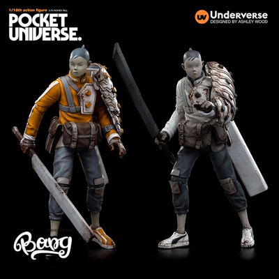 【Bang】现货 UNDERVERSE 口袋宇宙 幕府TK 圣刀/慈杀1/8可动人偶