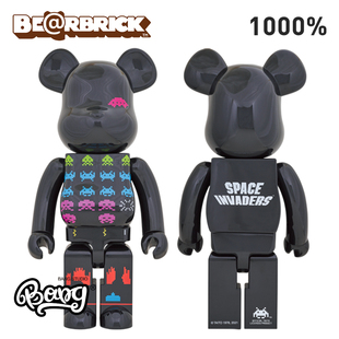 【Bang】现货 Bearbrick 1000% SPACE INVADERS 太空侵略者积木熊