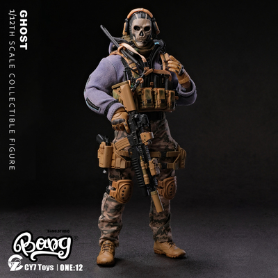 CY7TOYS幽灵1/12可动人偶手办