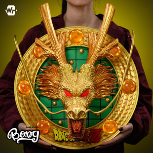 STUDIO 预售 黄金神龙3D浮雕家居立体壁挂桌摆GK雕像 Bang