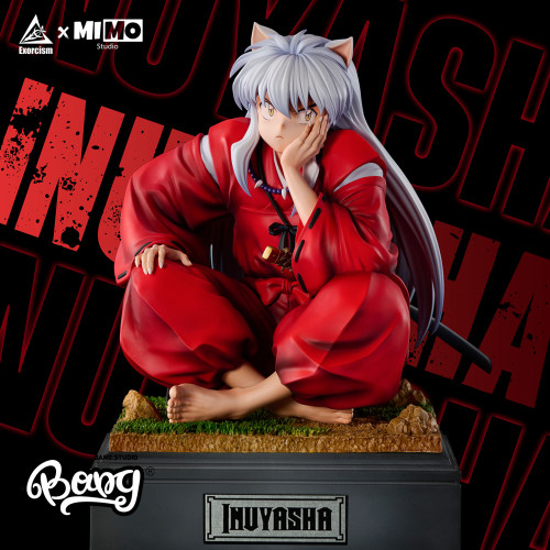 破魔MIMO托腮犬夜叉手办摆件