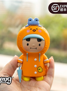 【Bang】现货 UNBOX CHUBBY OJISAN 鸭鸭雨衣江大叔 潮玩手办礼物