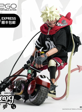 【Bang】预售 J.T STUDIO 恶魔赛车 赤色恶魔ZAIKI 1/8可动人偶