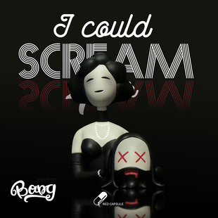 【Bang】现货 红胶囊 无声呐喊朱迪斯NOIR吊卡 限量潮玩手办