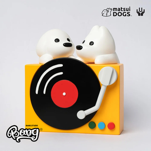 UNBOX 松井一将 MATSUI DOGS 预售 TURNTABLE 唱片小白狗 Bang