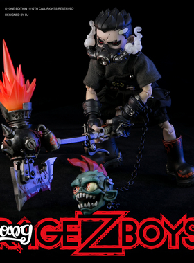 【Bang】预售  D_ONE STUDIO RAGE-ZBOYS 牙仔 1/12可动人偶手办