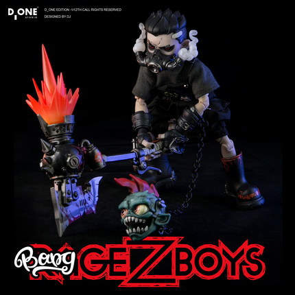 【Bang】预售  D_ONE STUDIO RAGE-ZBOYS 牙仔 1/12可动人偶手办