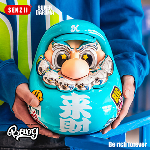 超级达摩SuperDaruma SENZII 现货 来财达摩潮玩摆件礼物 Bang