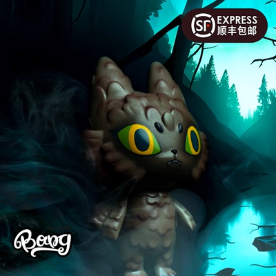 UNBOX复古恐怖女巫猫潮玩手办