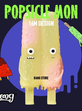 【Bang】现货 POPSICLE MON 夜光冰棒小怪兽 SOFUBI潮玩手办