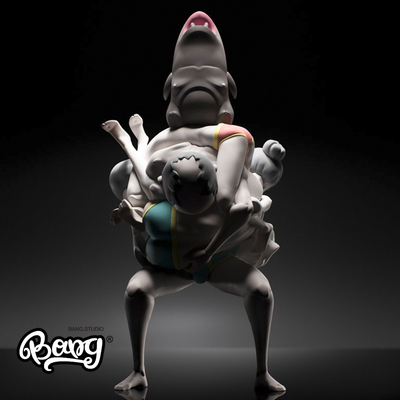 Coarse陌生人潮玩手办