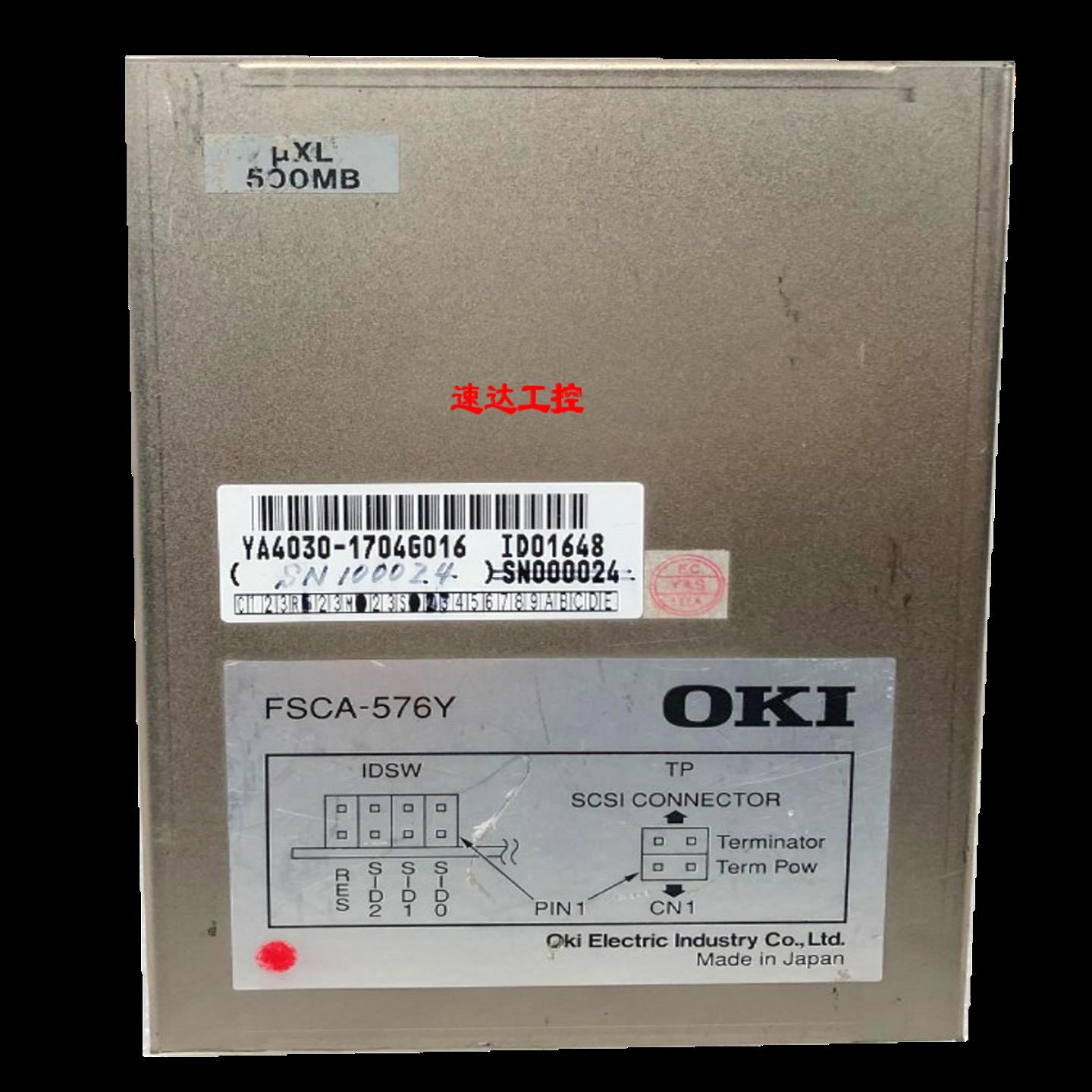 FSCA-576Y OKI YA4030工业35寸SCSI 50针固态硬盘512M现货