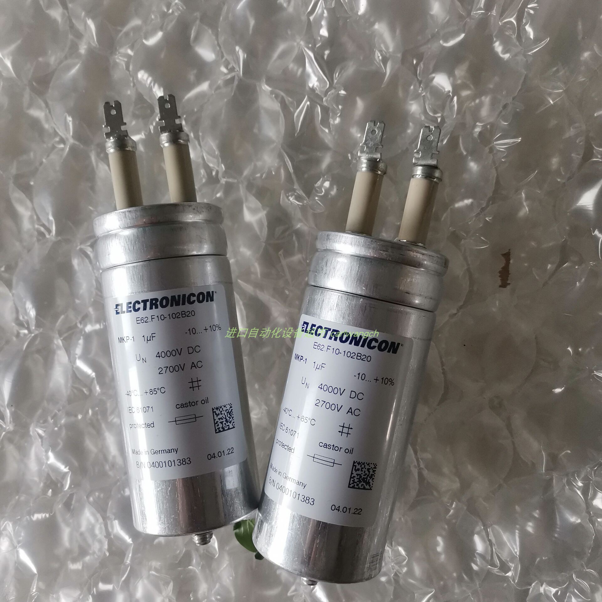 Electronicon E62L95-203D20电容CABUR电源XCSW121C