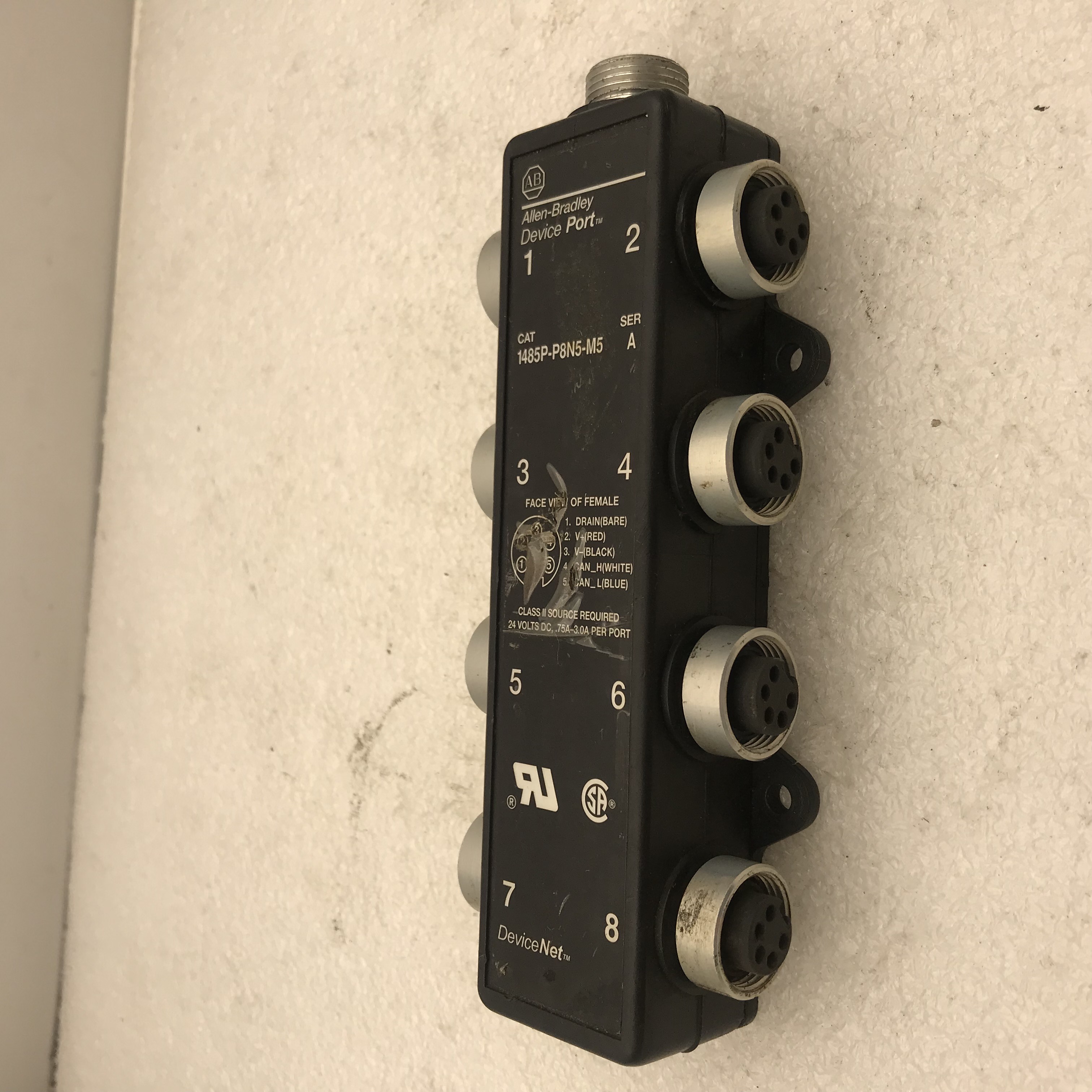 AllEN-BRADLEY罗克韦尔 DEVICE PORT 1485P-P8N5-M5