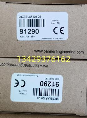 Banner邦纳Q4XTBLAF100-Q8300 500激光探头传感器