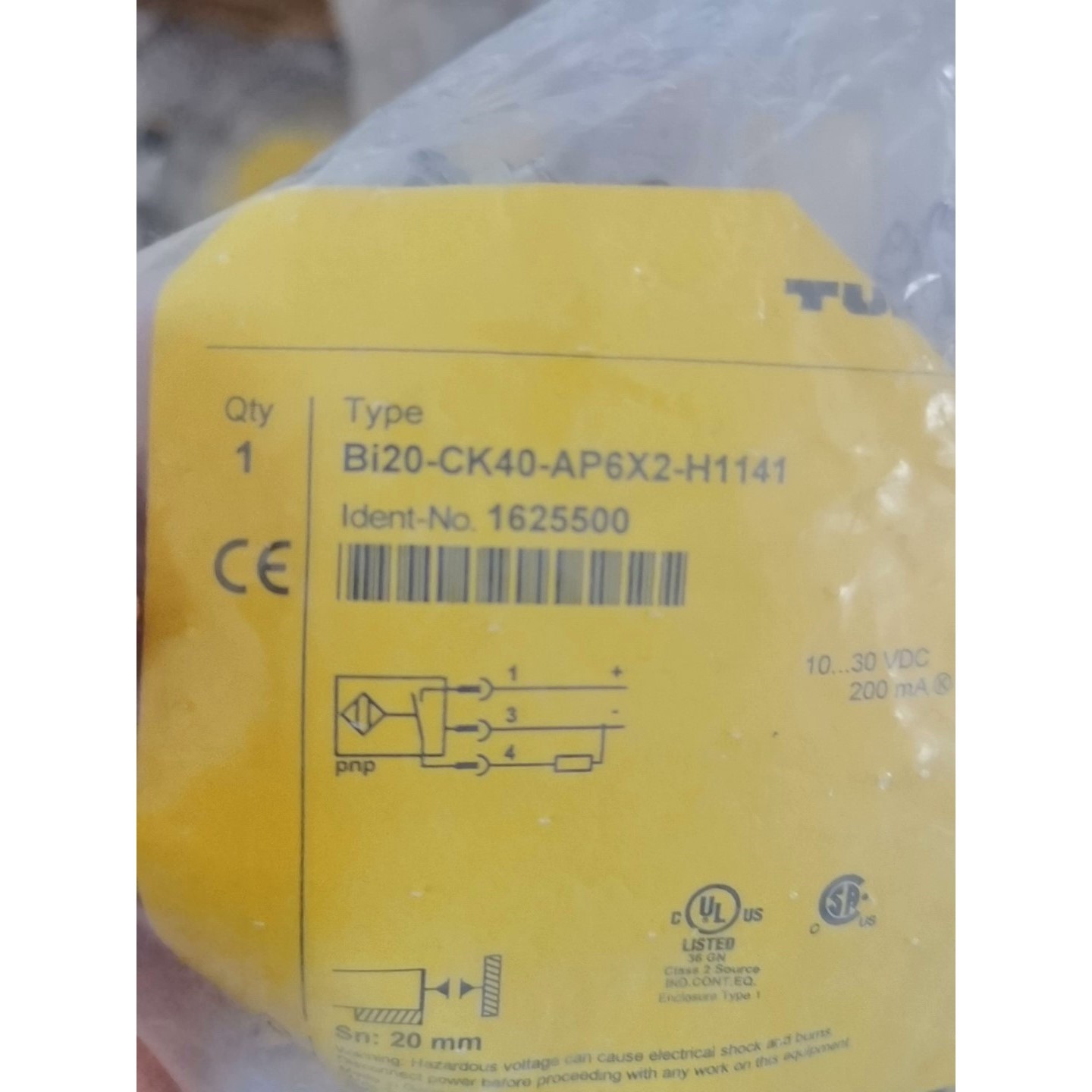 图尔克Bi20-CK40-AP6X2-H1141 1625500