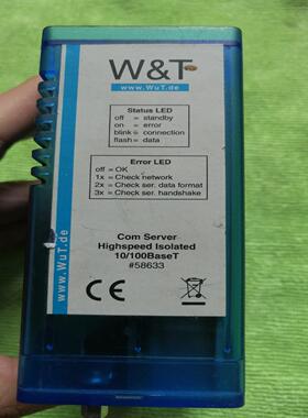 W&T维替控制器10100BaseT58633带网
