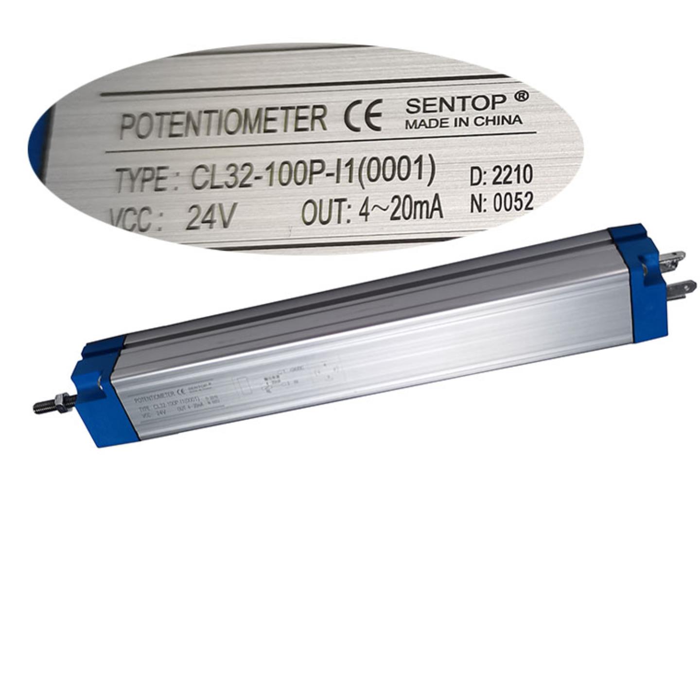 SENTOP 拉杆式电位器CL32-100P-I1-01两线电流输出行程100mm