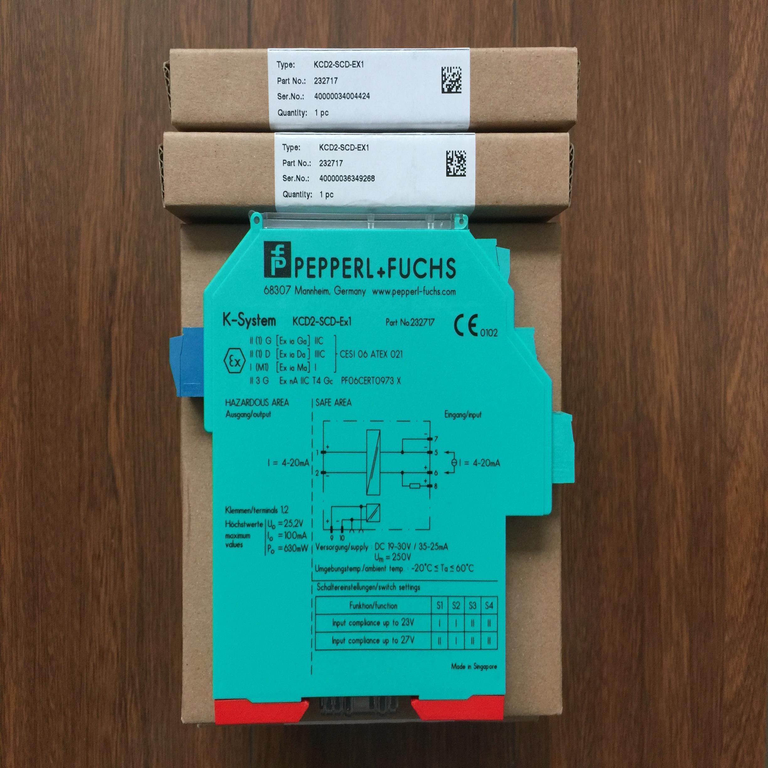 开关量安全栅KCD2-SR-EX1LBKCD2-SR-EX2KCD2-SOT-EX1LB倍加福